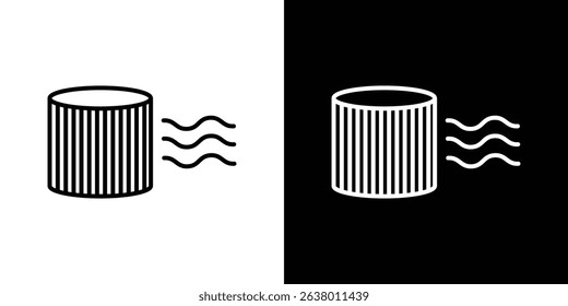 Air filter icon Graphic vector set for ui design