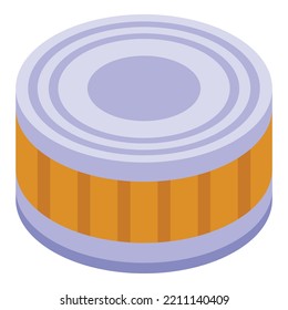 Icono de filtro de aire vector isométrico. Motor de auto. Cabina automática