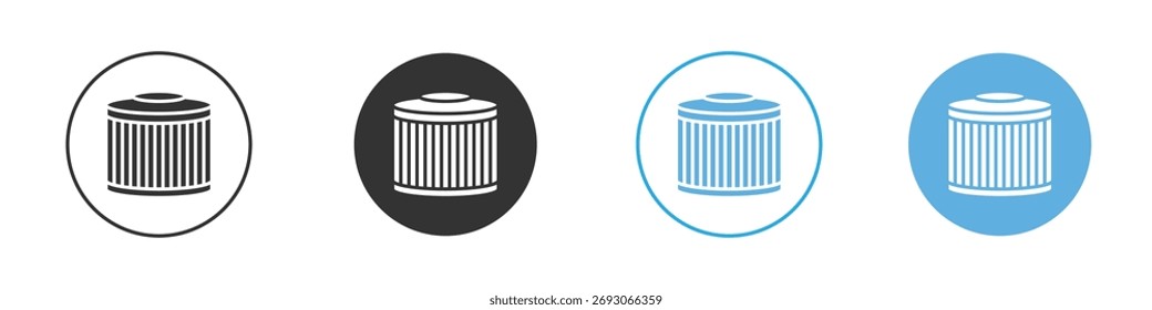 Air filter icon Logo Template Design set