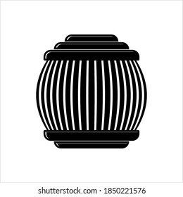 Air Filter Icon, Air Purifier Cleaner Vector Art Illustration