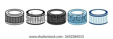 Air Filter Icon Set Multiple Style Collection