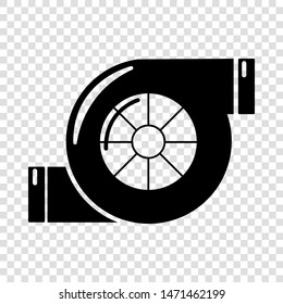 Air filter icon. Simple illustration of air filter vector icon for web