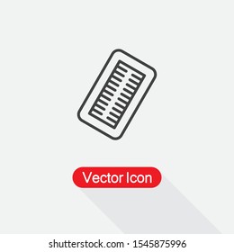 Air Filter Icon Vector Illustration Isolated On Light Gray Background Eps10