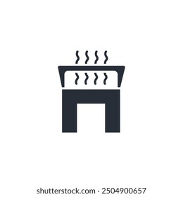 air filter icon. vector.Editable stroke.linear style sign for use web design,logo.Symbol illustration.