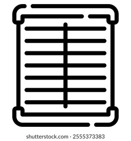 Air Filter icon for web, app, infographic, etc