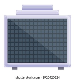 Air filter for pool icon. Cartoon of air filter for pool vector icon for web design isolated on white background