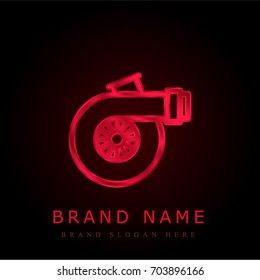 Air Filter red chromium metallic logo