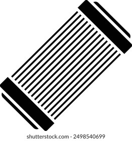 Air Filter solid glyph vector illustration