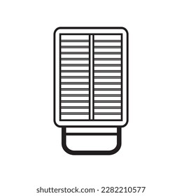 Air filter vector illustration symbol design