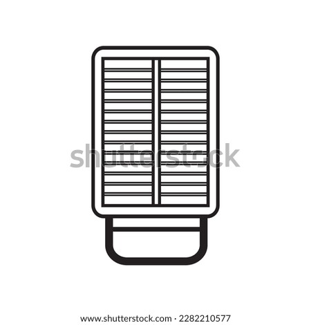 Air filter vector illustration symbol design