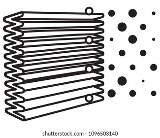 Air Filtration Icon as EPS 10 File