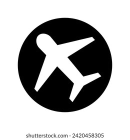 Air flight vector icon. route illustration sign. air tickets symbol. travel logo or mark.
