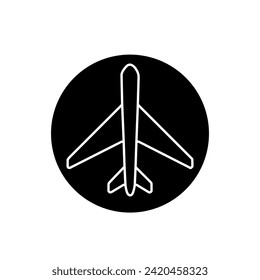 Air flight vector icon. route illustration sign. air tickets symbol. travel logo or mark.