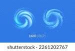 Air flow bubbles concept spiral foam detergent. Air vortex light effect concept of cleaning and washing. Vector illustration of a cool blurred spiral motion in a circle