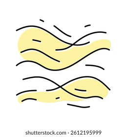 air flow color icon vector. air flow sign. isolated symbol illustration