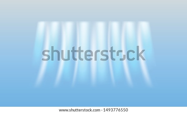 Air Flow Direction Gradient Air Conditioner Stock Vector Royalty Free 1493776550