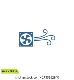air flow icon illustration, design element, logo template, vector eps 10