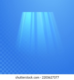 Air flow on a light background. Light effect of fresh purified air. Vector illustration