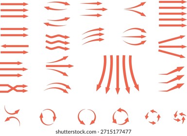 Air flow showing air movement of arrows. Ventilation home fresh, hot or cold from fan or air conditioner wind direction. Set of blue arrow showing wind air flow icon isolated on white background.