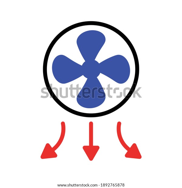 Air Flow Symbol Icon Vector File Stock Vector (Royalty Free) 1892765878 ...