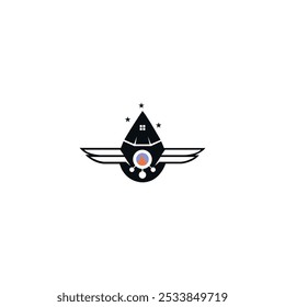 Air force academy vector logo template design