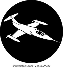 Air force airplane vector design for laser engraving