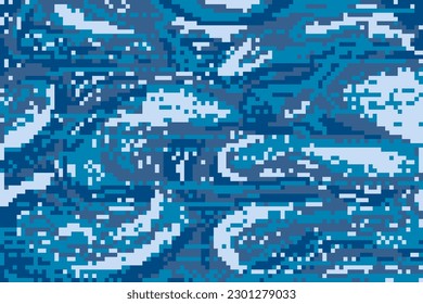 Air force army camouflage texture textile uniform dress (type B,no border)