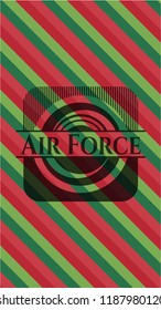 Air Force christmas style badge..