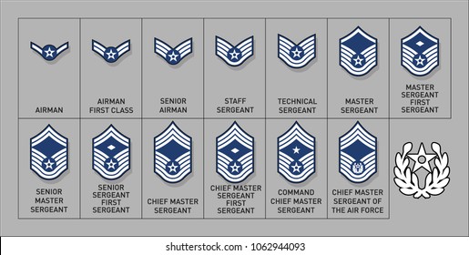 Air Force Master Sergeant Insignia Royalty Free Stock Svg Vector And