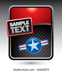air force graphic on stylized banner