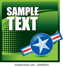 icono de la fuerza aérea en banner verde de medio tono