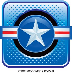 air force icon on web button