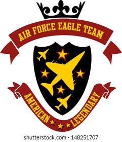 air force jet vector art