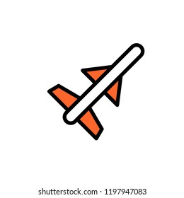 Air force line icons