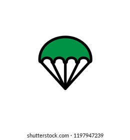 Air force line icons