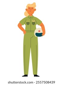 air force pilot woman isolated