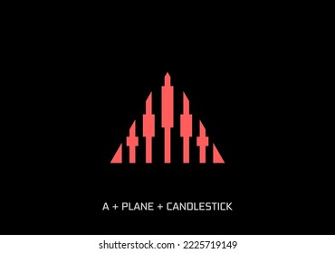 air force Up symbol for candlestick