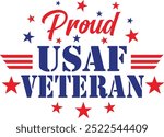 Air Force Veteran, Veteran, US Air Force, USAF, Military, Patriotic, Veterans Day, Heroes, Honor, Memorial Day, Independence Day, Army Star, Badge, Vector, Silhouette, Logo