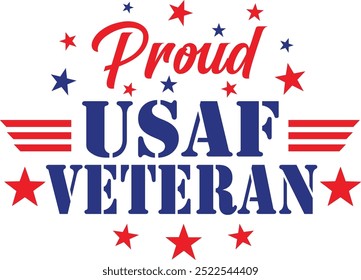 Air Force Veteran, Veteran, US Air Force, USAF, Military, Patriotic, Veterans Day, Heroes, Honor, Memorial Day, Independence Day, Army Star, Badge, Vector, Silhouette, Logo