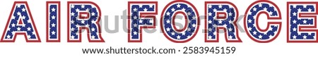Air Force, Veteran, US Air Force, USAF, USA, Military, Patriotic, Veterans Day, Heroes, Honor, Memorial Day, Independence Day, Army Star, Badge, Vector, Silhouette, Logo