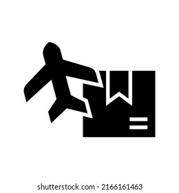 air freight icon or logo isolated sign symbol vector illustration - high quality black style vector icons
