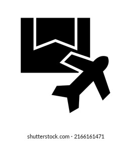 air freight icon or logo isolated sign symbol vector illustration - high quality black style vector icons
