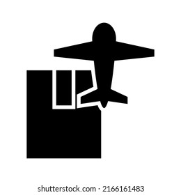air freight icon or logo isolated sign symbol vector illustration - high quality black style vector icons
