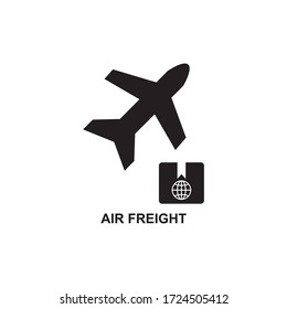 Air Freight Icon Plane Delivery Icon Stock Vector (Royalty Free ...