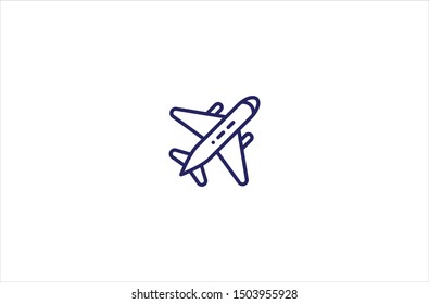 Air Freight icon in trendy flat style isolated on white background vector illustration