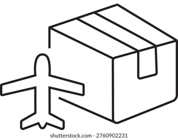 Air freight package shipping logistic international delivery service