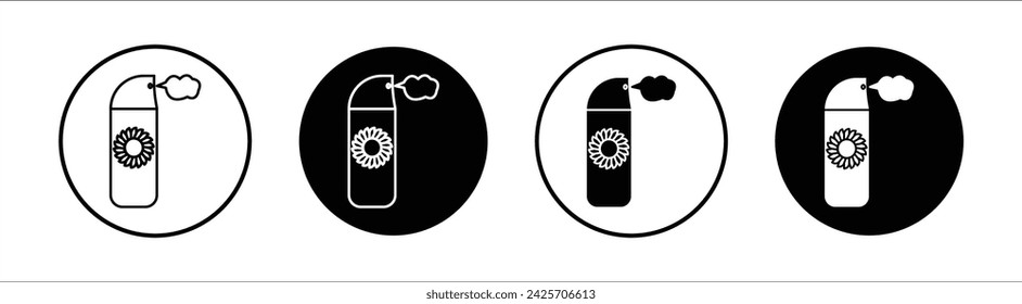 Air freshener flat line icon set. Air freshener Thin line illustration vector