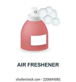 Air Freshener icon. 3d illustration from cleaning collection. Creative Air Freshener 3d icon for web design, templates, infographics and more