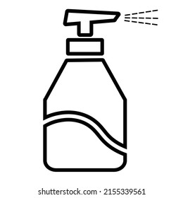 Icono de vector de icono del filtro de aire.