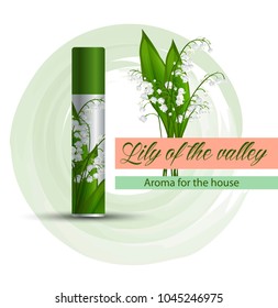 Air freshener with a lily of the valley smell